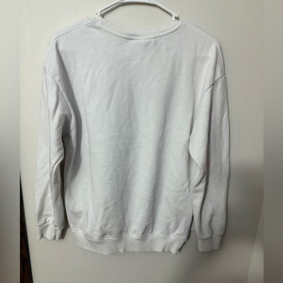 Ami Cream Sweater with Red Heart Patch - Picture 2 of 5